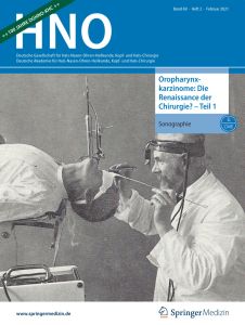Beitrag vom Springer Medizin, veröffentlicht im HNO-Magazin, über das Oropharynxkarzinom